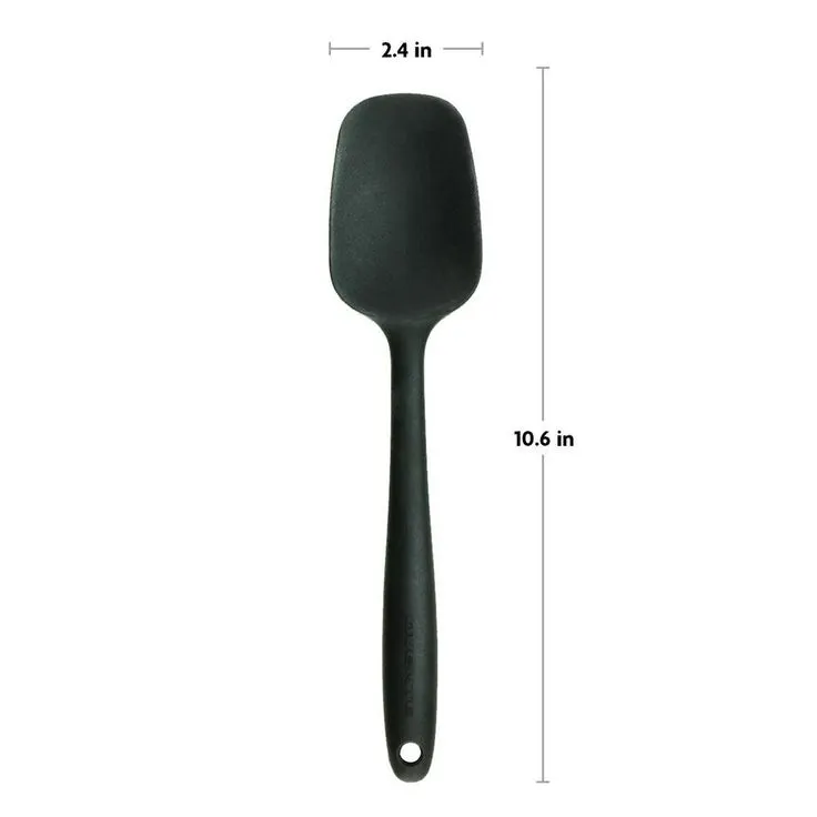 Premium Silicone BPA-Free, Spatula, Stainless Steel Core 500F Heat-Resistant, Non-Stick, Dishwasher Safe, (SP2001B), photo 3 of 7