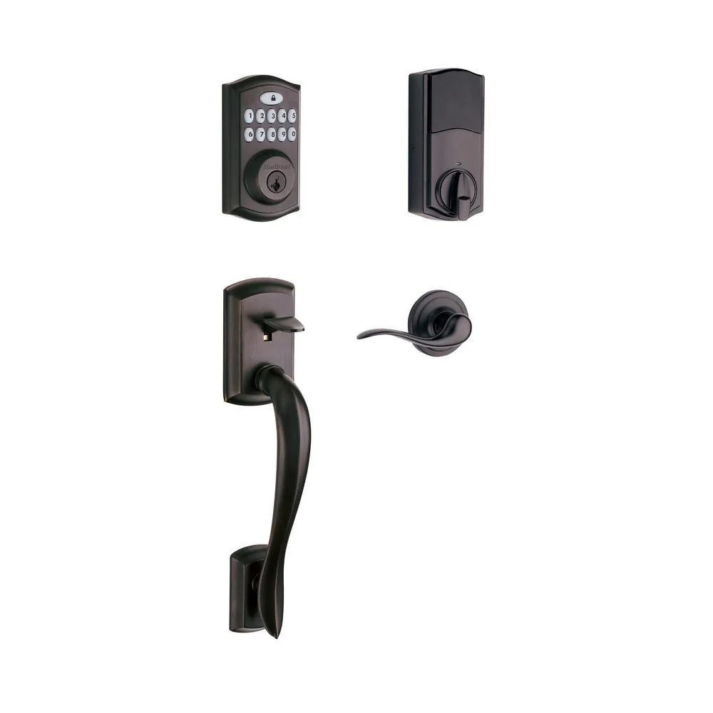 Kwikset Z-Wave SmartCode 914 Venetian Bronze Single Cylinder Electronic Deadbolt Featuring SmartKey Security, photo 3 of 6