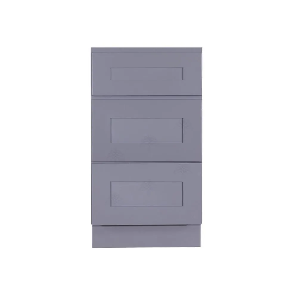 LIFEART CABINETRY Lancaster Shaker Assembled 30 in. W x 21 in. D x 32.5 in. H Bath Vanity Sink Base Cabinet with 2 Right Drawers in White, photo 12 of 22