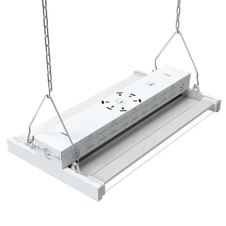 Commercial Electric 19 in. White Integrated LED Dimmable Linear High Bay with Adjustable Up Light, at 20000 Lumens, 5000K Daylight, photo 7 of 7