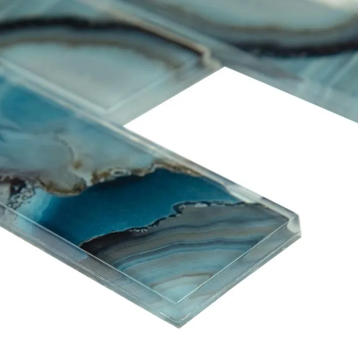 MSI Night Sky Subway 11.81 in. x 11.81 in. x 8mm Textured Glass Mesh-Mounted Mosaic Tile (9.7 sq. ft./Case), photo 3 of 7