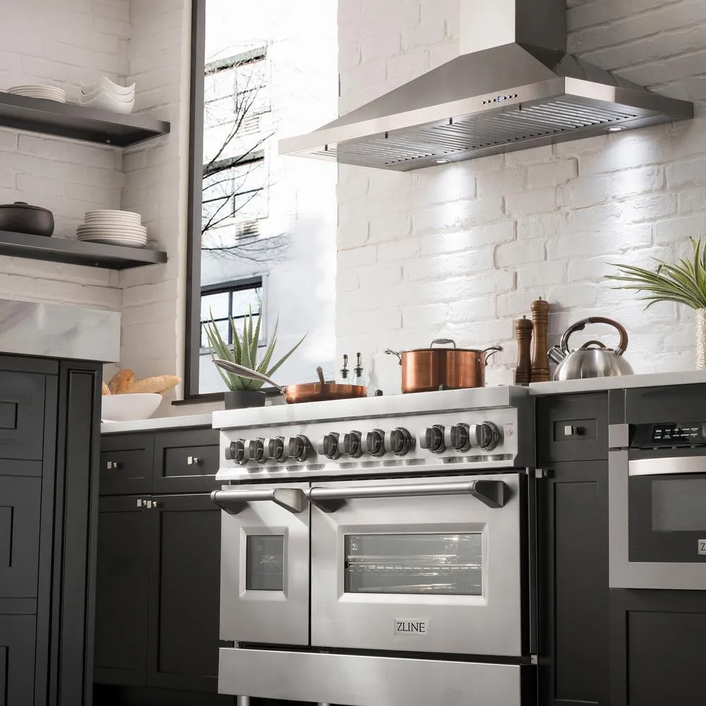 ZLINE 48 in. Professional Dual Fuel Range in Stainless Steel (RA48), photo 2 of 21