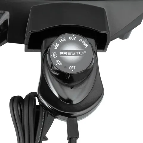 Tilt 'n Drain 285 sq. in. Black Non-Stick Electric Griddle