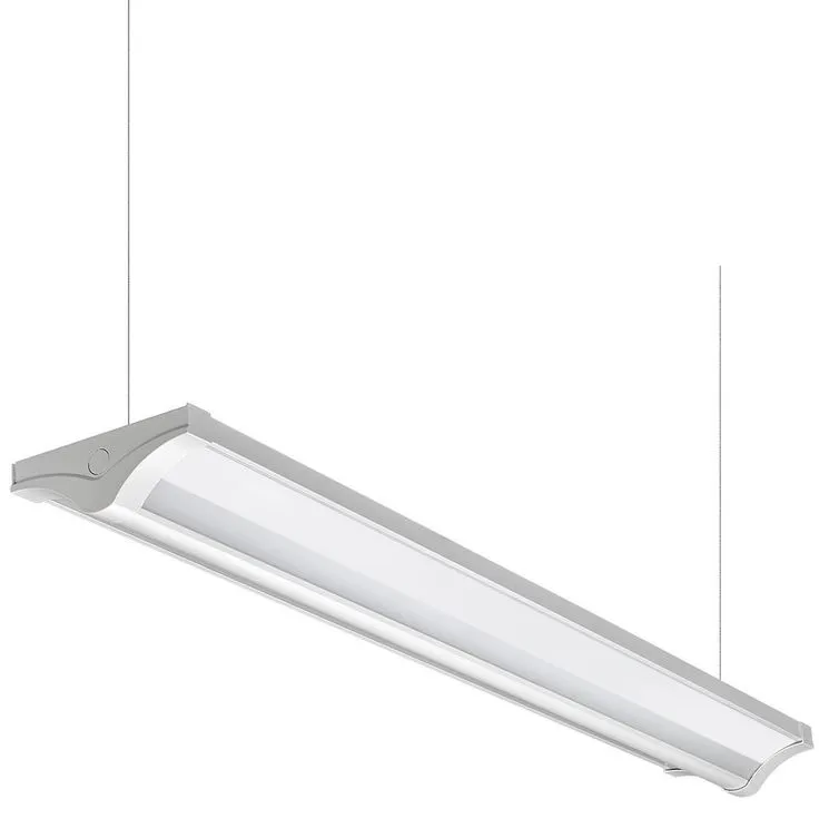 4 ft. 4000 Lumens Indirect Integrated LED White Wraparound Light with Uplight Downlight Feature 4000K (4-Pack), photo 3 of 15