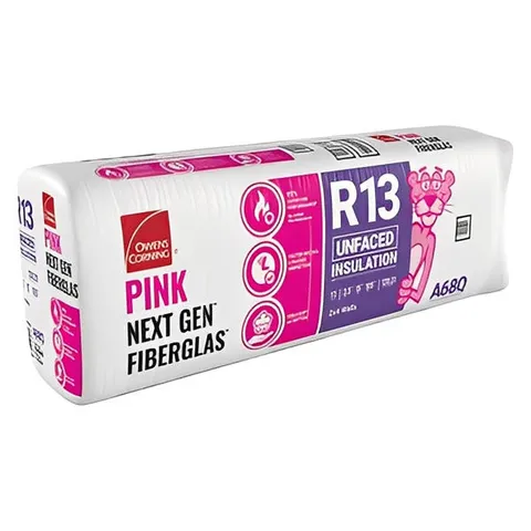 R-13 Un-Faced Fiberglass Insulation Batts (All Sizes)