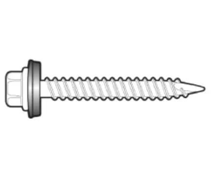 American Building Components Woodgrip Screws #10 Metal Roofing Screws, 250/Bag, photo 3 of 3