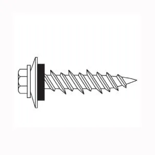 American Building Components Woodgrip Screws #10 Metal Roofing Screws, 250/Bag, photo 2 of 3