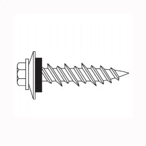 Woodgrip Screws #10 Metal Roofing Screws, 250/Bag