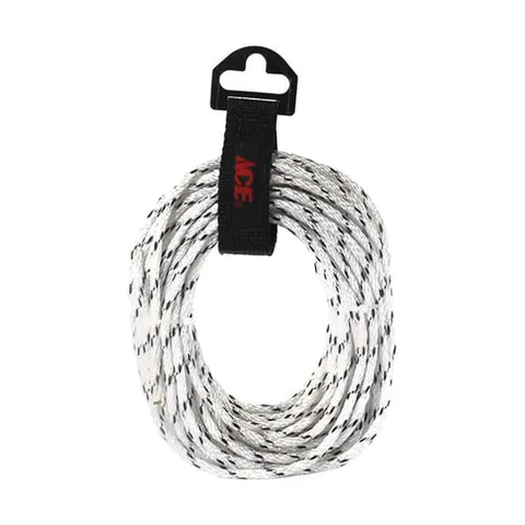 3/16 in × 50 ft White Twisted Polypropylene Rope