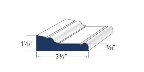 Adams Casing 1-1/16 in × 3-1/2 in × 16 ft