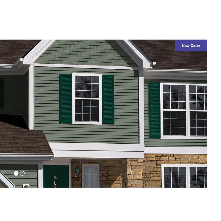Royal Exterior Portfolio Parkview D4 DL Cedargrain Vinyl Siding, photo 3 of 3