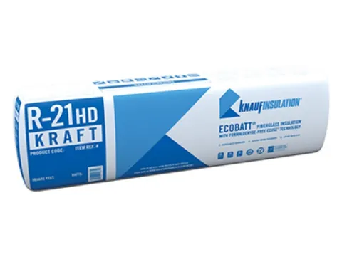 EcoBatt R-21 HD Kraft-Faced Fiberglass Insulation Batts