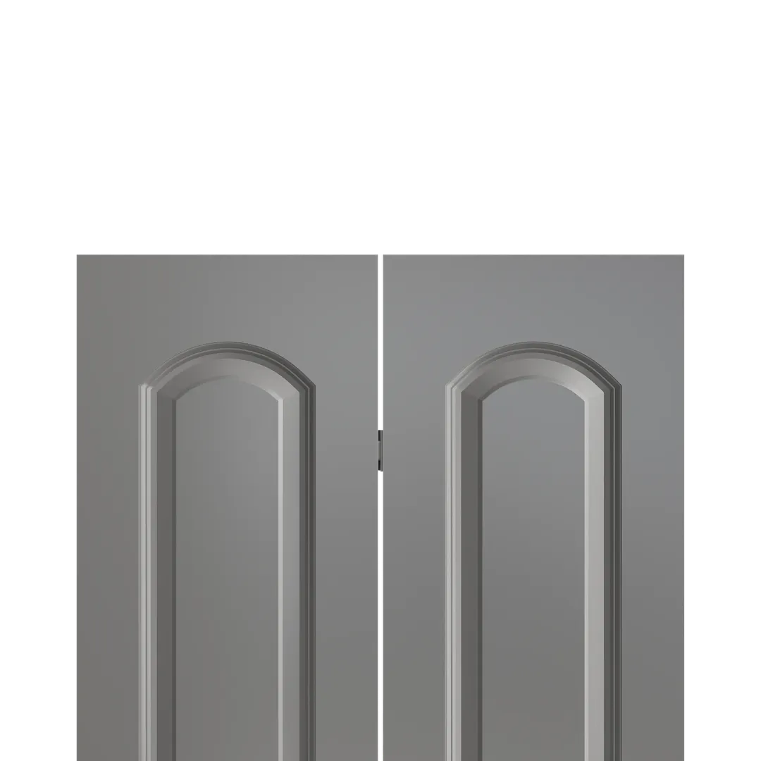 Masonite Roman 30-in x 80-in Primed 2-Panel Round Top Molded Composite Bifold Door, Hardware Included, photo 3 of 6