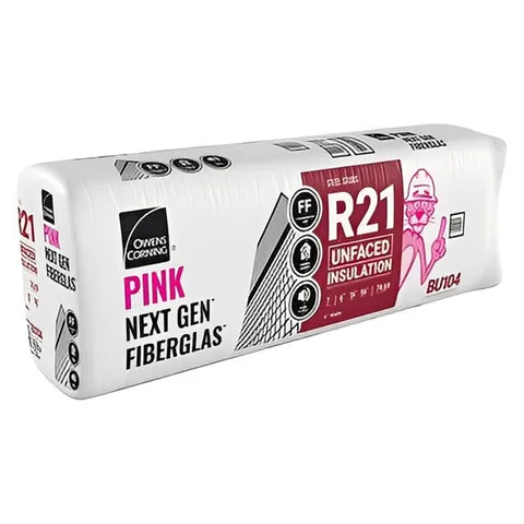 R-21 Un-Faced Fiberglass Insulation Batts (All Sizes)