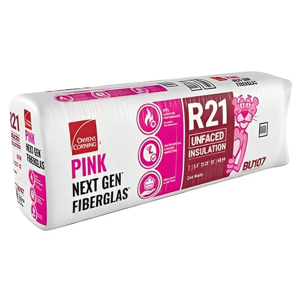 Owens Corning R-21 Un-Faced Fiberglass Insulation Batts (All Sizes), photo 5 of 6