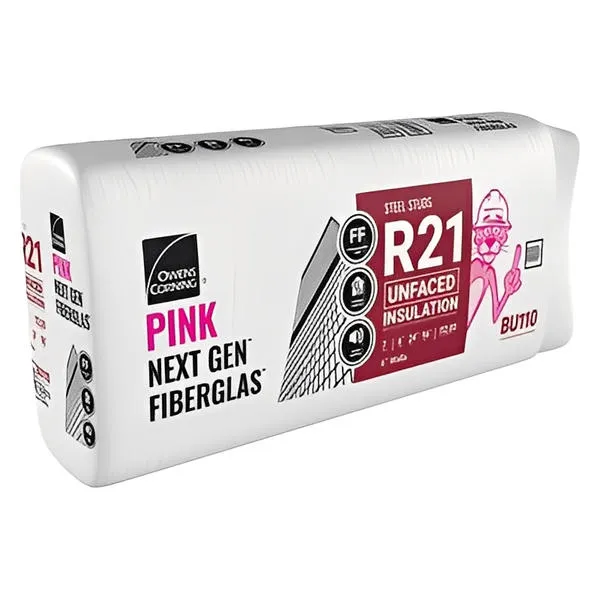 Owens Corning R-21 Un-Faced Fiberglass Insulation Batts (All Sizes), photo 2 of 6