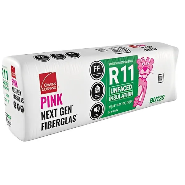 Owens Corning R-11 Un-Faced Fiberglass Insulation Batts - All Sizes, photo 3 of 5