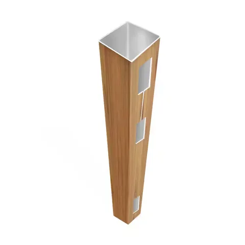 5 in × 5 in × 9 ft Cypress Vinyl Fence End Post