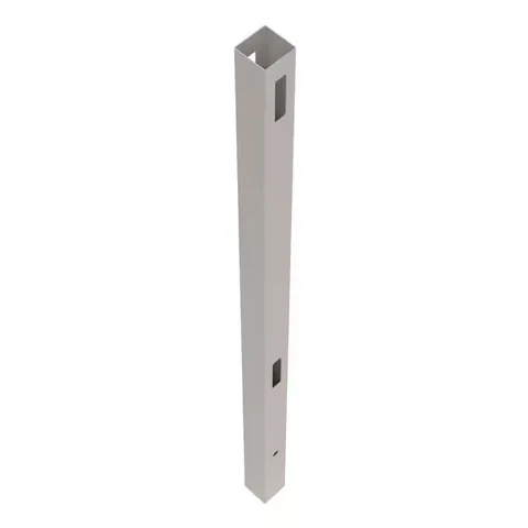 Linden 5 × 5 × 108 in Gray Vinyl Fence Line Post