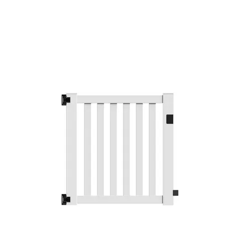 Ohio 4 ft wide · 4 ft high White Vinyl Un-Assembled Fence Gate