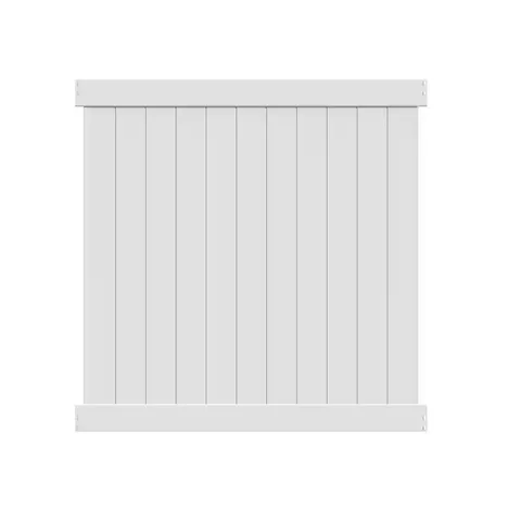 Washington 6 ft high · 6 ft wide Vinyl Privacy Fence Panel (Unassembled)