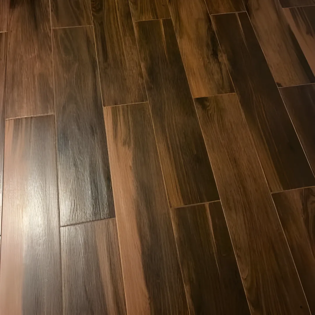 Florida Tile Home Collection Beautiful Wood Cherry 8 in. x 36 in. Porcelain Floor and Wall Tile (13.6 sq. ft./Case), photo 2 of 2
