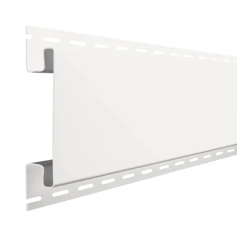 Double Channel Lineal Colonial White 5 in × 18 ft