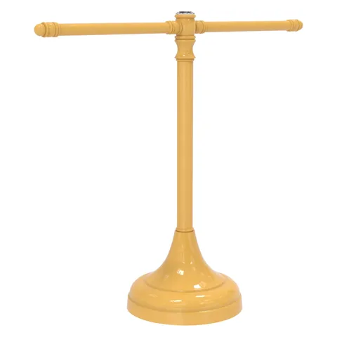 Carolina Crystal Collection Guest Towel Stand – Matte White Finish