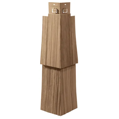 Cedar Impressions D9 Staggered Rough Split Mitered Corners