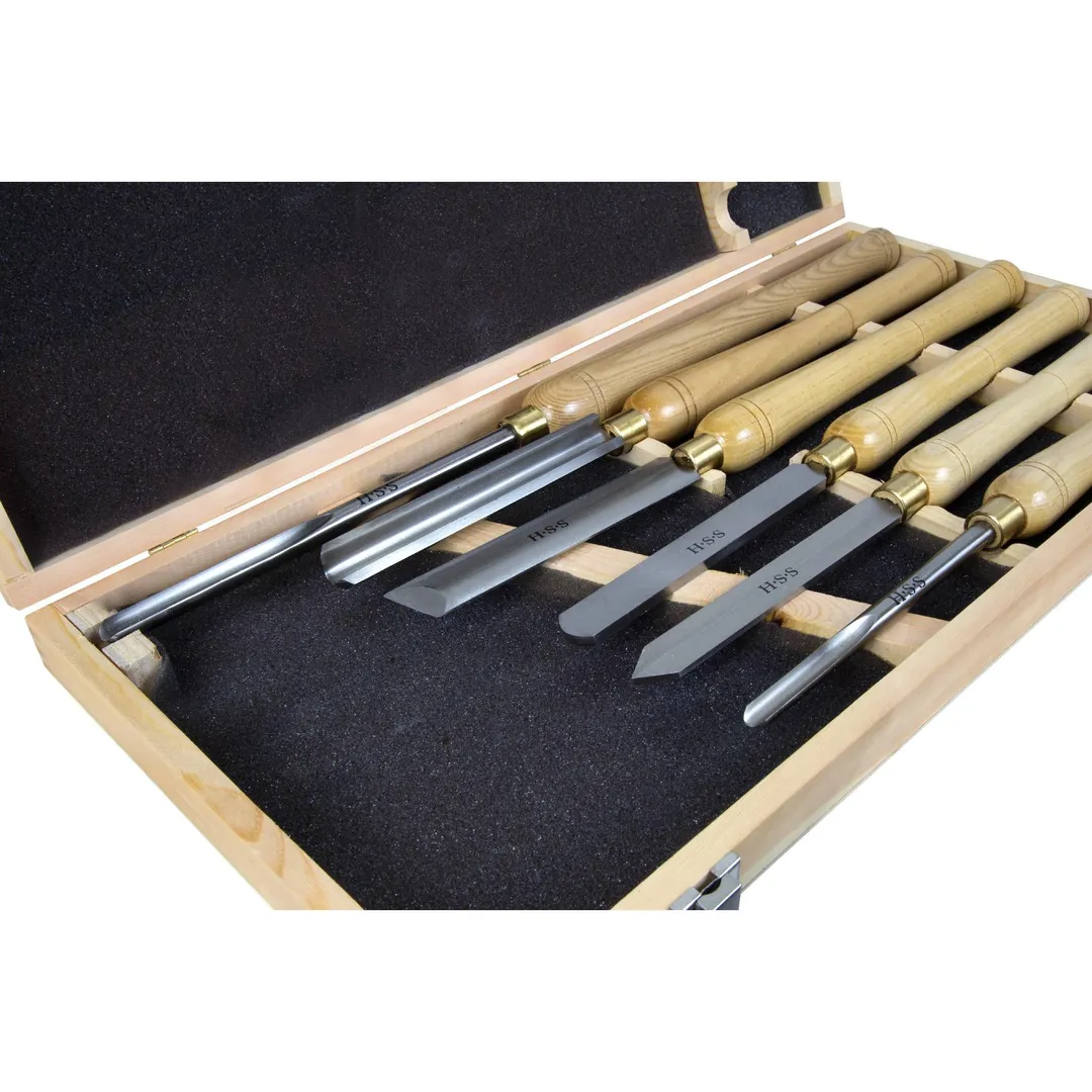 WEN 16 in. to 22 in. Artisan Chisel Set with High-Speed Steel Blades and Domestic Ash Handles (6-Piece), photo 3 of 3