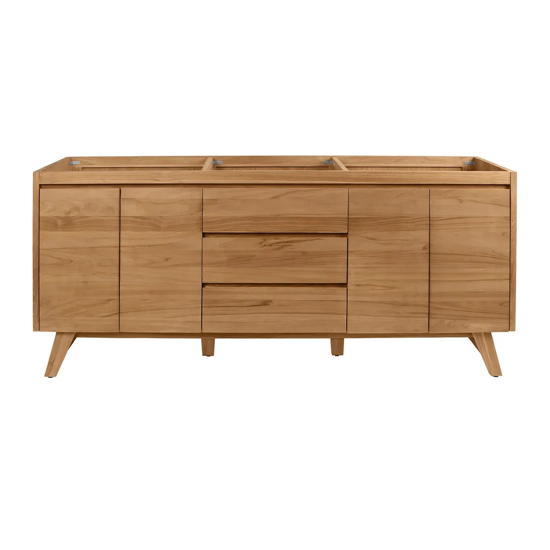 Avanity Coventry 72-in Gray Teak Bathroom Vanity Cabinet, photo 9 of 13