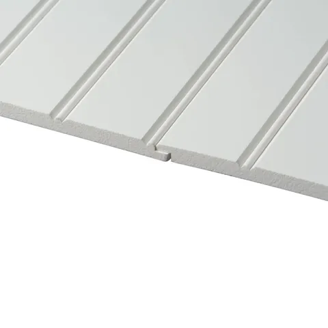 Restoration Millwork PVC Beadboard Panel Natural White 1/2 in × 4 ft × 8 ft
