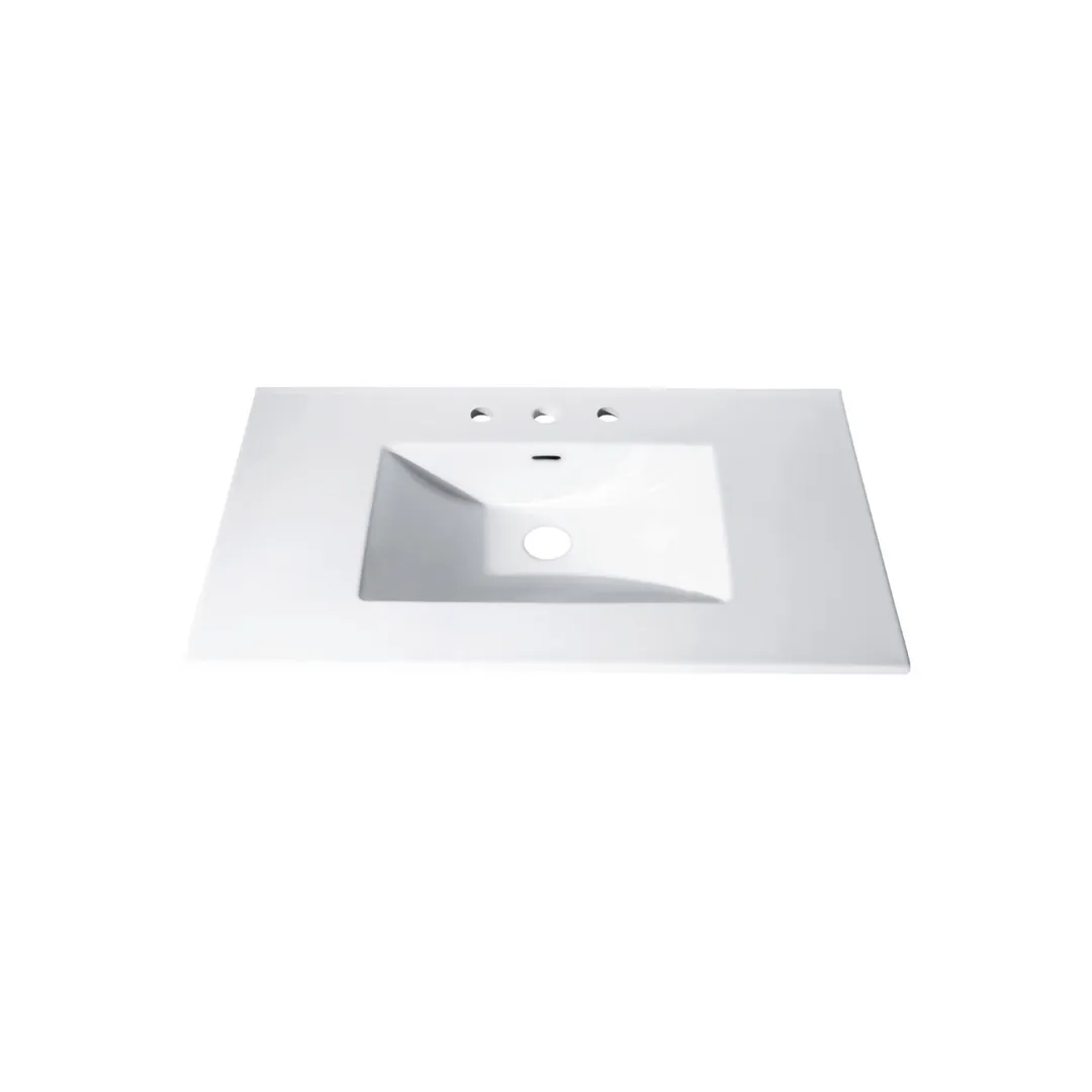 Avanity Loft 49-in White Vitreous China Bathroom Vanity Top, photo 4 of 5