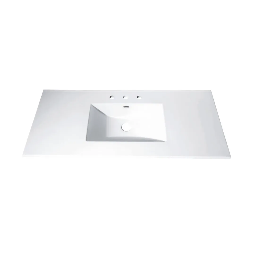 Avanity Loft 49-in White Vitreous China Bathroom Vanity Top, photo 2 of 5