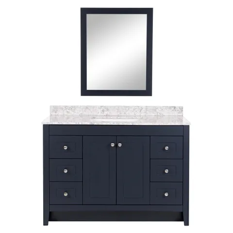 Capri 49" Blue Vanity with Mirror