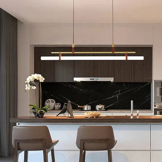 DLSS Lighting China Factory Interior Lighting Home Indoor Chandelier Acrylic Modern LED Pendant Lamp, in a room, photo 6 of 6