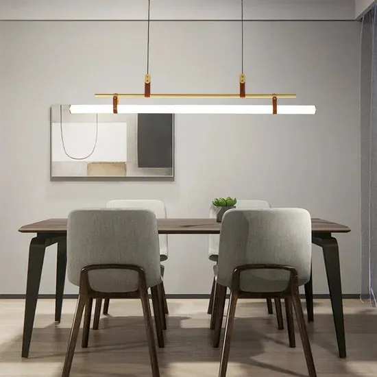 DLSS Lighting China Factory Interior Lighting Home Indoor Chandelier Acrylic Modern LED Pendant Lamp, in a room, photo 4 of 6
