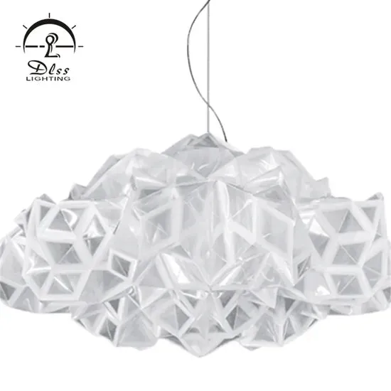 DLSS Lighting Co., Ltd Clear Acrylic Modern Style Indoor Room Chandelier Lamp Pendant Light, in a room, photo 2 of 6