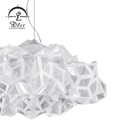DLSS Lighting Co., Ltd Clear Acrylic Modern Style Indoor Room Chandelier Lamp Pendant Light, in a room, photo 3 of 6