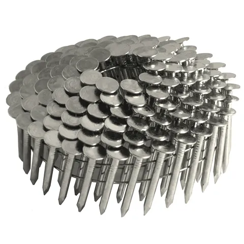 Galvanized 15° Coil Roofing Nails, 3/4" x .120", 7,200 ct