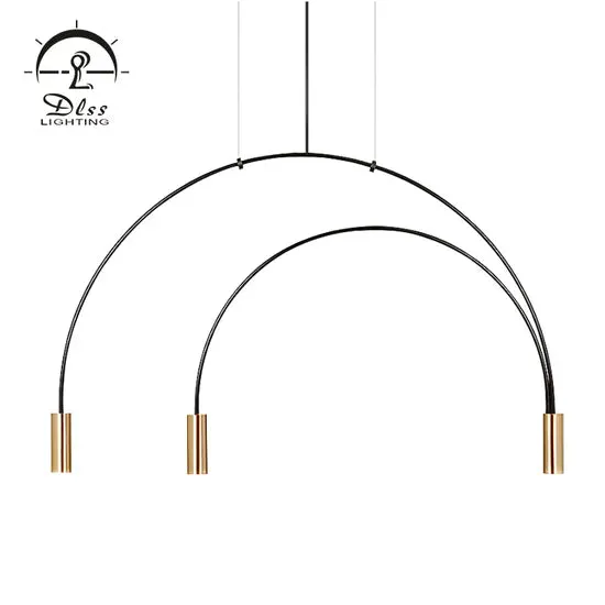 DLSS Lighting Commercial Shop Modern Luminaire Antique Iron Aluminum LED Pendant Lamp, photo 3 of 6