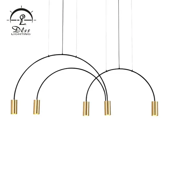 DLSS Lighting Commercial Shop Modern Luminaire Antique Iron Aluminum LED Pendant Lamp, photo 4 of 6