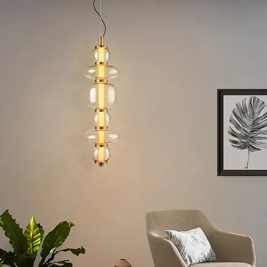 DLSS Lighting Contemporary Style Pendant Lamp Interior Decor Lighting Iron LED Chandelier, in a room, photo 4 of 6