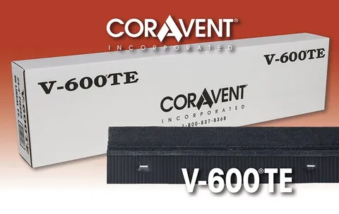 V-600T Ridge Vent for Metal Roof 11 in × 4 ft