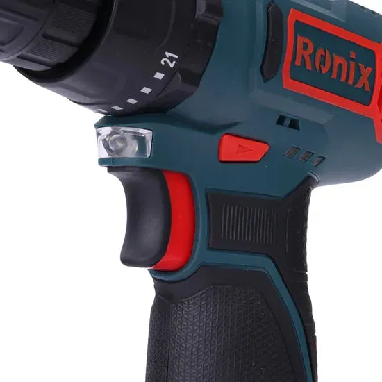 Ronix Cordless Drill Impact Li-ion Battery Machine Power Drills Driver Portable, photo 5 of 6