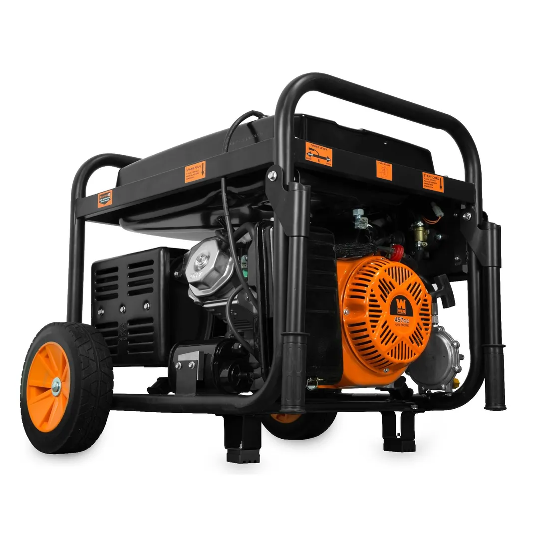 WEN DF1100T 11,000/8,300-Watt 120V/240V Dual Fuel Gasoline & Propane Electric Start Portable Generator with Wheel Kit, photo 3 of 6