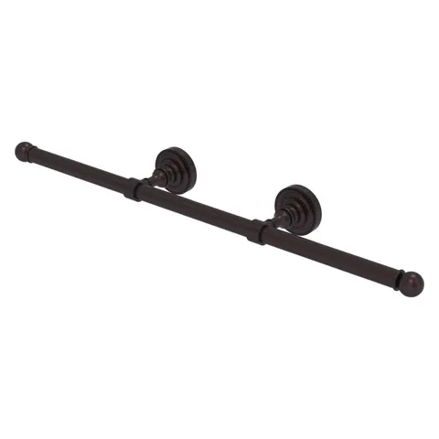 Dottingham Collection Wall Mounted Horizontal Guest Towel Holder in Brushed Bronze