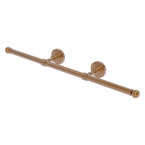 Dottingham Collection Wall Mounted Horizontal Guest Towel Holder in Antique Pewter