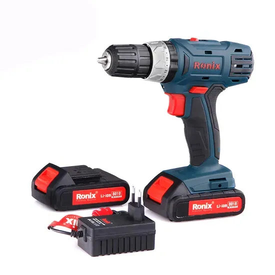 Ronix Drill Screwdriver Cordless Powerful Machine Screwdriver Tool Kit Cordless Drill Driver, photo 5 of 6
