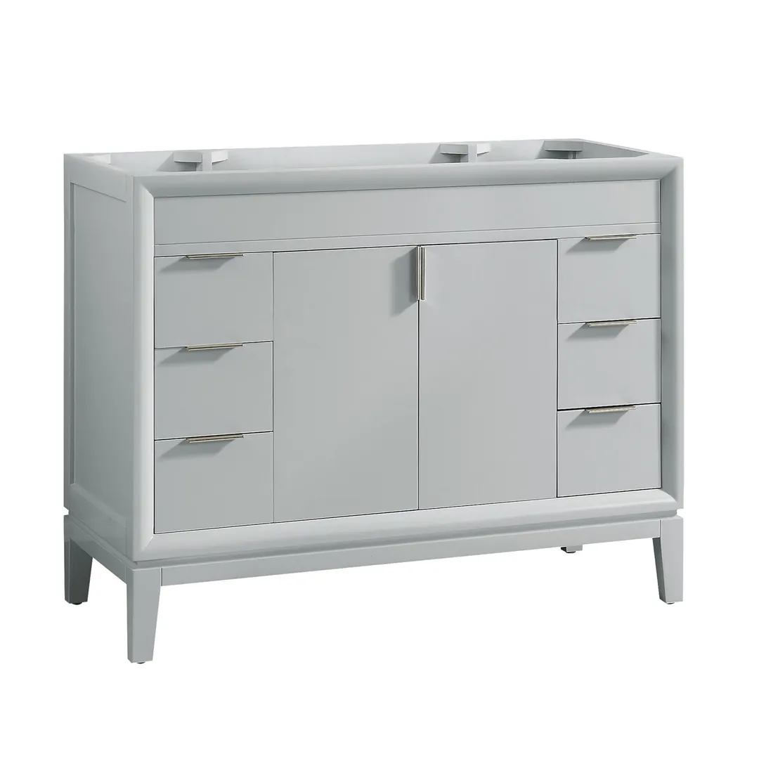 Avanity Emma 42-in Dove Gray Bathroom Vanity Cabinet, photo 12 of 14